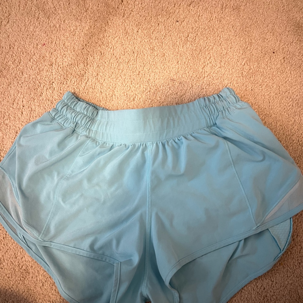 Electric blue lululemon shorts